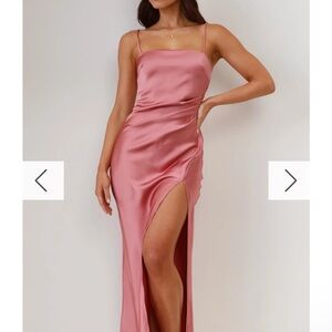 Billy J Ilana Dress in Baked Rose